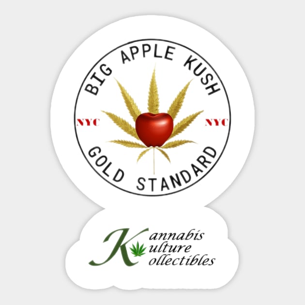 Big Apple Kush Sticker by Kannabis Kulture Kollectibles